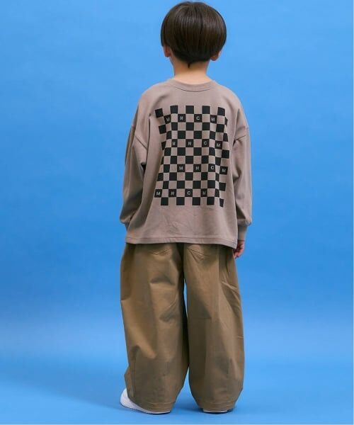 b・ROOM / ビールーム Tシャツ | 【防汚・速乾・型崩れしない】【どちらが前でもOK】チェッカーフラッグプリントTシャツ【MNCM】 | 詳細20