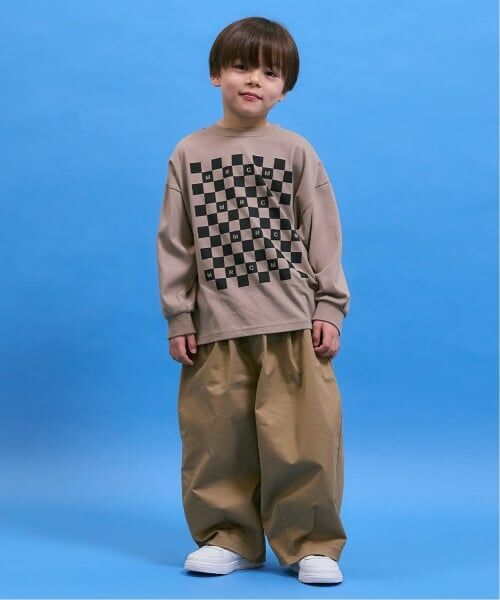 b・ROOM / ビールーム Tシャツ | 【防汚・速乾・型崩れしない】【どちらが前でもOK】チェッカーフラッグプリントTシャツ【MNCM】 | 詳細21