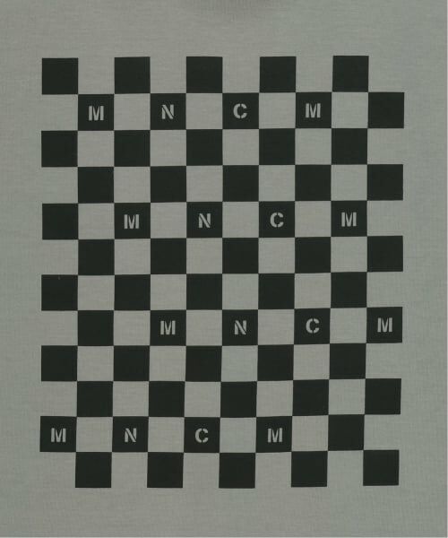 b・ROOM / ビールーム Tシャツ | 【防汚・速乾・型崩れしない】【どちらが前でもOK】チェッカーフラッグプリントTシャツ【MNCM】 | 詳細8