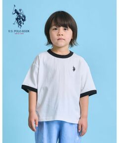 b・ROOM / ビールーム Tシャツ | 【U.S. POLO ASSN.】ワイドシルエットリンガーTシャツ