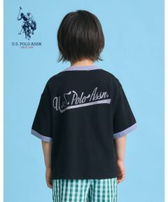 b・ROOM / ビールーム Tシャツ | 【U.S. POLO ASSN.】ワイドシルエットリンガーTシャツ