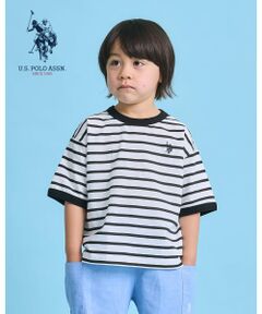 b・ROOM / ビールーム Tシャツ | 【U.S. POLO ASSN.】ワイドシルエットリンガーTシャツ