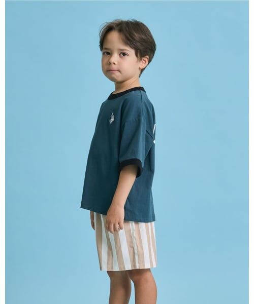 b・ROOM / ビールーム Tシャツ | 【U.S. POLO ASSN.】ワイドシルエットリンガーTシャツ | 詳細15