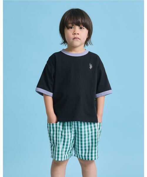 b・ROOM / ビールーム Tシャツ | 【U.S. POLO ASSN.】ワイドシルエットリンガーTシャツ | 詳細18