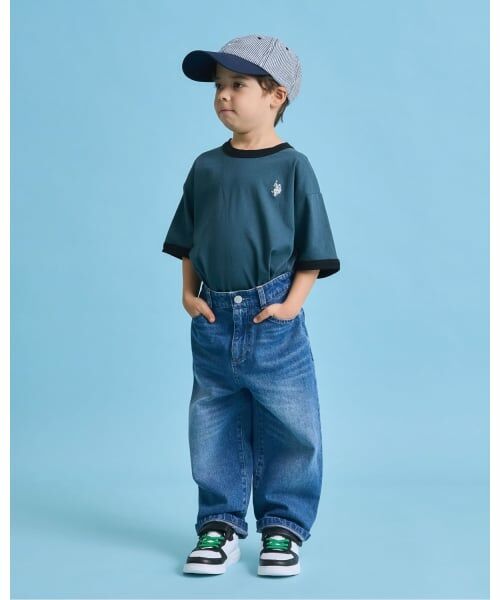 b・ROOM / ビールーム Tシャツ | 【U.S. POLO ASSN.】ワイドシルエットリンガーTシャツ | 詳細24