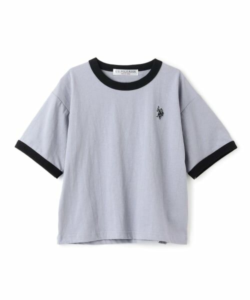 b・ROOM / ビールーム Tシャツ | 【U.S. POLO ASSN.】ワイドシルエットリンガーTシャツ | 詳細3