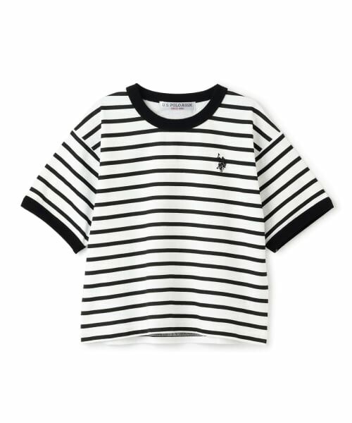 b・ROOM / ビールーム Tシャツ | 【U.S. POLO ASSN.】ワイドシルエットリンガーTシャツ | 詳細4