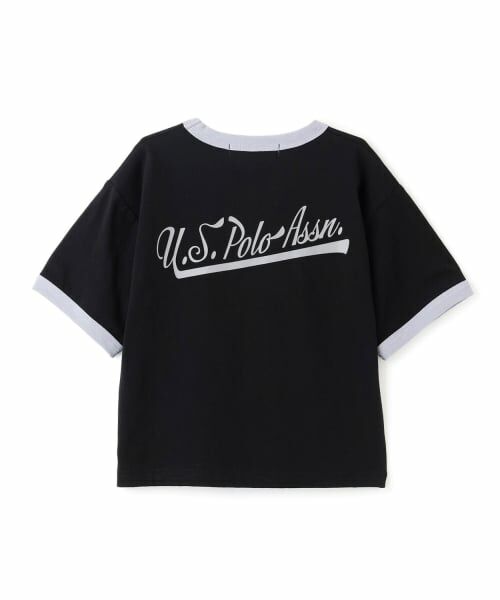 b・ROOM / ビールーム Tシャツ | 【U.S. POLO ASSN.】ワイドシルエットリンガーTシャツ | 詳細6