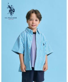 b・ROOM / ビールーム シャツ・ブラウス | 【U.S. POLO ASSN.】【セットアップ可】半袖リラックスシャツ