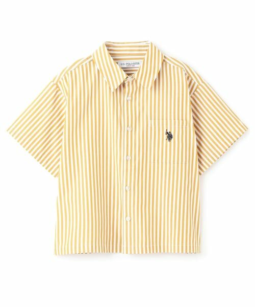 b・ROOM / ビールーム シャツ・ブラウス | 【U.S. POLO ASSN.】【セットアップ可】半袖リラックスシャツ | 詳細1