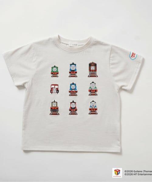 b・ROOM / ビールーム Tシャツ | 【きかんしゃトーマス】トーマスアンドフレンズ集合半袖Tシャツ | 詳細1