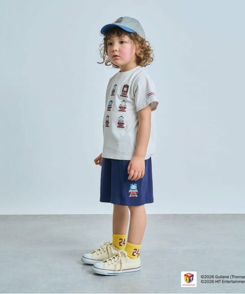 b・ROOM / ビールーム Tシャツ | 【きかんしゃトーマス】トーマスアンドフレンズ集合半袖Tシャツ | 詳細15