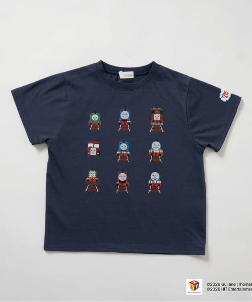b・ROOM / ビールーム Tシャツ | 【きかんしゃトーマス】トーマスアンドフレンズ集合半袖Tシャツ | 詳細2