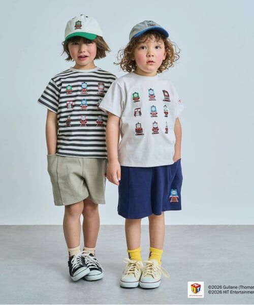 b・ROOM / ビールーム Tシャツ | 【きかんしゃトーマス】トーマスアンドフレンズ集合半袖Tシャツ | 詳細22