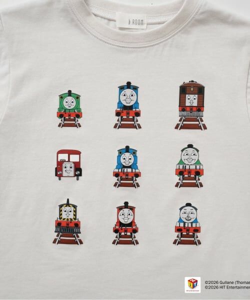 b・ROOM / ビールーム Tシャツ | 【きかんしゃトーマス】トーマスアンドフレンズ集合半袖Tシャツ | 詳細8