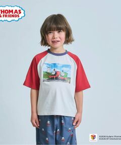 b・ROOM / ビールーム Tシャツ | 【きかんしゃトーマス】ラグラン半袖Tシャツ