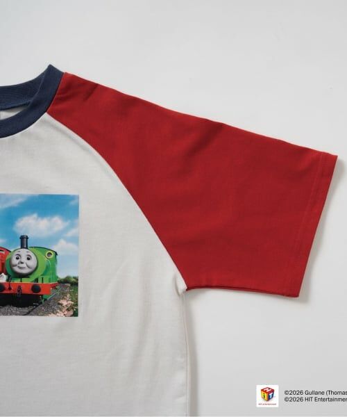 b・ROOM / ビールーム Tシャツ | 【きかんしゃトーマス】ラグラン半袖Tシャツ | 詳細10