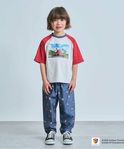 b・ROOM / ビールーム Tシャツ | 【きかんしゃトーマス】ラグラン半袖Tシャツ | 詳細12