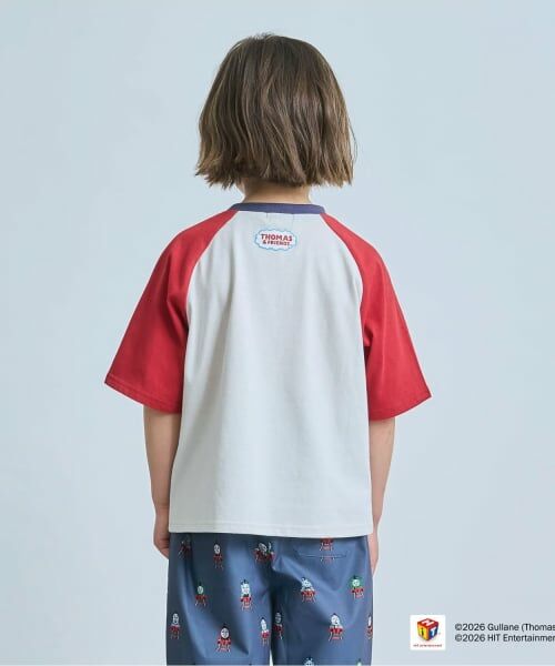 b・ROOM / ビールーム Tシャツ | 【きかんしゃトーマス】ラグラン半袖Tシャツ | 詳細14