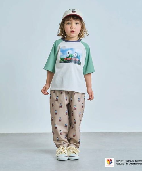 b・ROOM / ビールーム Tシャツ | 【きかんしゃトーマス】ラグラン半袖Tシャツ | 詳細16