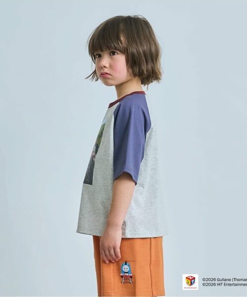 b・ROOM / ビールーム Tシャツ | 【きかんしゃトーマス】ラグラン半袖Tシャツ | 詳細18