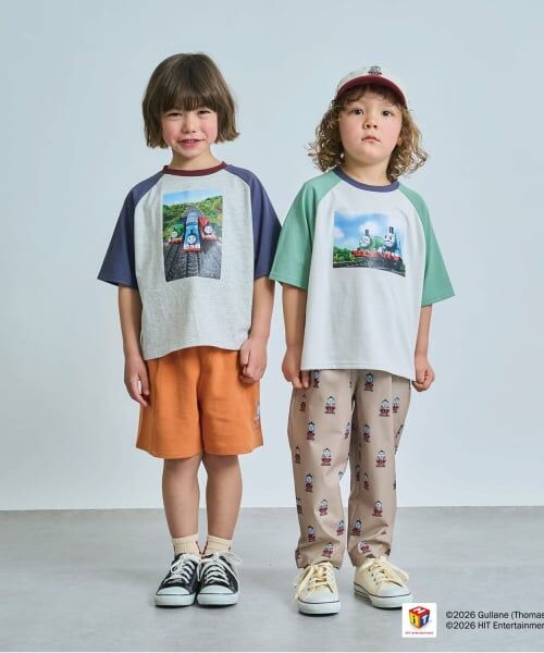b・ROOM / ビールーム Tシャツ | 【きかんしゃトーマス】ラグラン半袖Tシャツ | 詳細21
