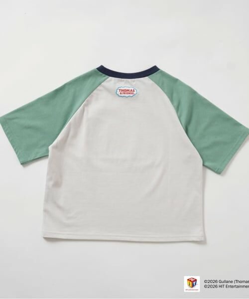 b・ROOM / ビールーム Tシャツ | 【きかんしゃトーマス】ラグラン半袖Tシャツ | 詳細4