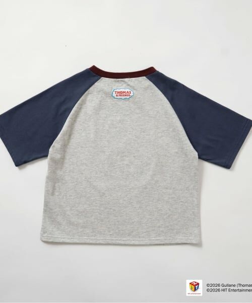 b・ROOM / ビールーム Tシャツ | 【きかんしゃトーマス】ラグラン半袖Tシャツ | 詳細5