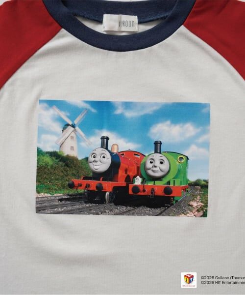 b・ROOM / ビールーム Tシャツ | 【きかんしゃトーマス】ラグラン半袖Tシャツ | 詳細9