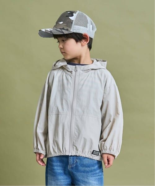 b・ROOM / ビールーム ブルゾン | 【ポケッタブル】【UV加工】シアーウインドブレーカー（グレージュ）