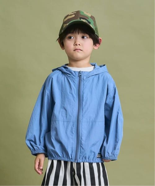 b・ROOM / ビールーム ブルゾン | 【ポケッタブル】【UV加工】シアーウインドブレーカー（モデレート ブルー）