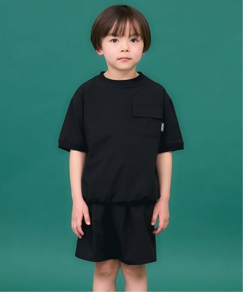 b・ROOM / ビールーム その他トップス | ドライサッカーセットアップ【MNCM】（黒）