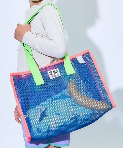 b・ROOM / ビールーム 水着・スイムグッズ | 【SWIM】メッシュバッグ（ブルー）