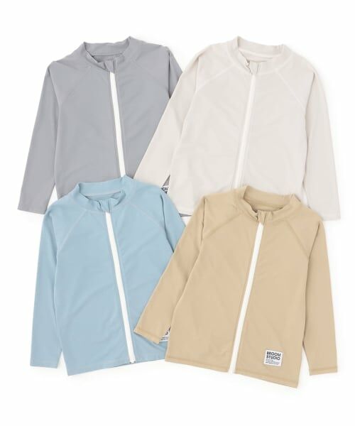 b・ROOM / ビールーム 水着・スイムグッズ | 【SWIM】フルジップメッシュラッシュガード | 詳細10