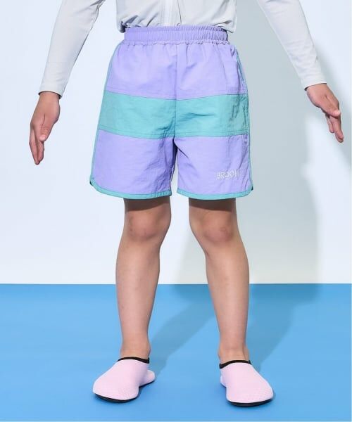 b・ROOM / ビールーム 水着・スイムグッズ | 【SWIM】バイカラーサーフパンツ（パープル）