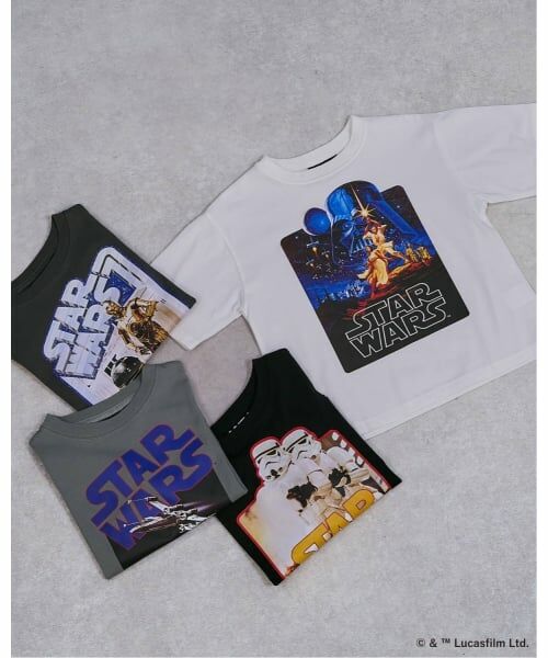 b・ROOM / ビールーム Tシャツ | 【STAR WARS】【防汚・速乾・型崩れしない】アソートプリントTシャツ【MNCM】 | 詳細16