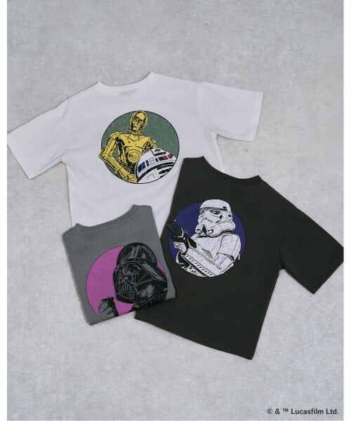 b・ROOM / ビールーム Tシャツ | 【STAR WARS】【防汚・速乾・型崩れしない】アソートバックプリントＴシャツ【MNCM】 | 詳細16