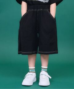 b・ROOM / ビールーム ショート・ハーフ・半端丈パンツ | 【ともパン】【防汚・UV・接触冷感】ペインターハーフパンツ【MNCM】