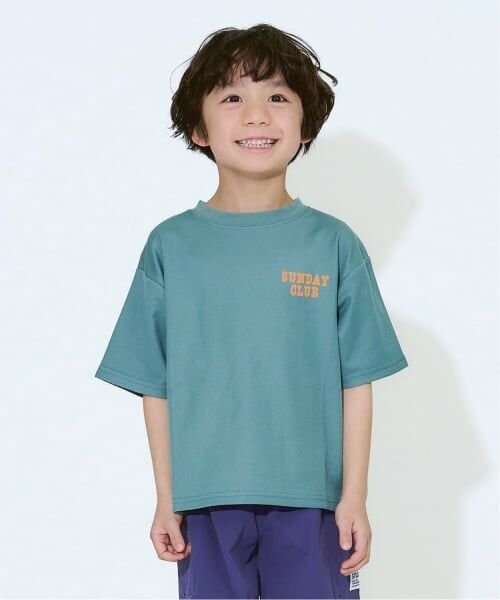 b・ROOM / ビールーム Tシャツ | 【防汚・速乾・UV】【カイテキ天竺】ドライメッシュバックプリントＴシャツ（モデレート グリーン）