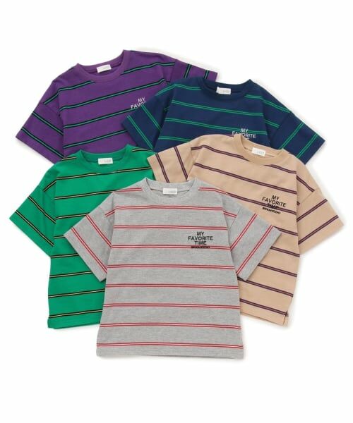 b・ROOM / ビールーム Tシャツ | 先染ボーダービッグシルエットTシャツ | 詳細12