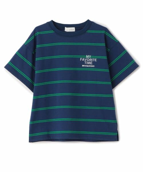 b・ROOM / ビールーム Tシャツ | 先染ボーダービッグシルエットTシャツ | 詳細2