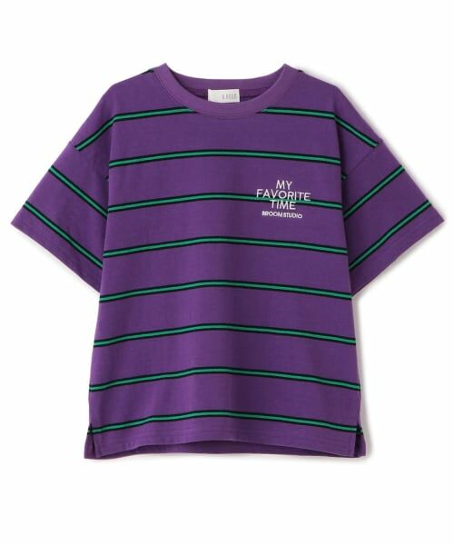 b・ROOM / ビールーム Tシャツ | 先染ボーダービッグシルエットTシャツ | 詳細3