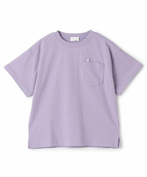 b・ROOM / ビールーム Tシャツ | 【防汚・速乾・UV】【カイテキ天竺】ゆったりサイズベーシックTシャツ（ラベンダー）