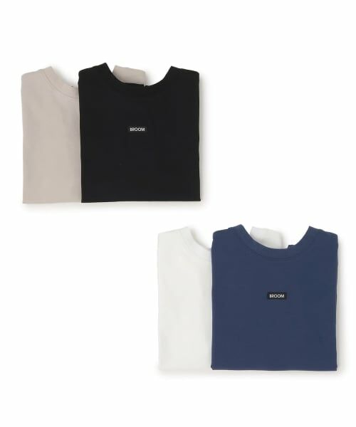 b・ROOM / ビールーム Tシャツ | 【綿100％】【ヘビロテ】どちらが前でもOK！半袖Tシャツ(2枚セット) | 詳細13
