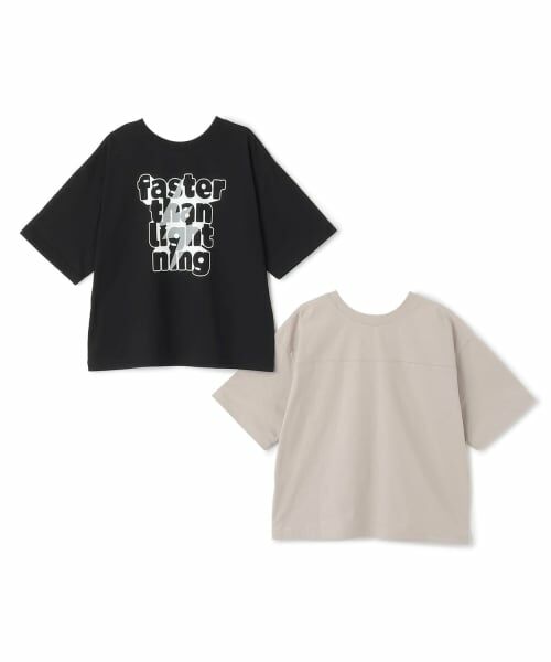 b・ROOM / ビールーム Tシャツ | 【綿100％】【ヘビロテ】どちらが前でもOK！半袖Tシャツ(2枚セット) | 詳細3