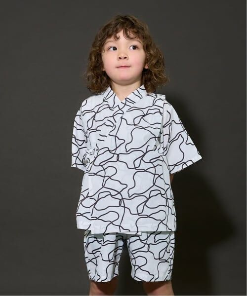 b・ROOM / ビールーム 着物・浴衣・小物類 | 【接触冷感】アソート甚平（アイボリー）