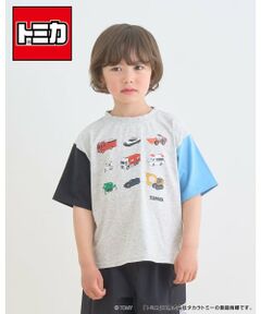 b・ROOM / ビールーム Tシャツ | 【トミカ】【防汚・速乾・UV】【カイテキ天竺】TOMICA集合配色Ｔシャツ