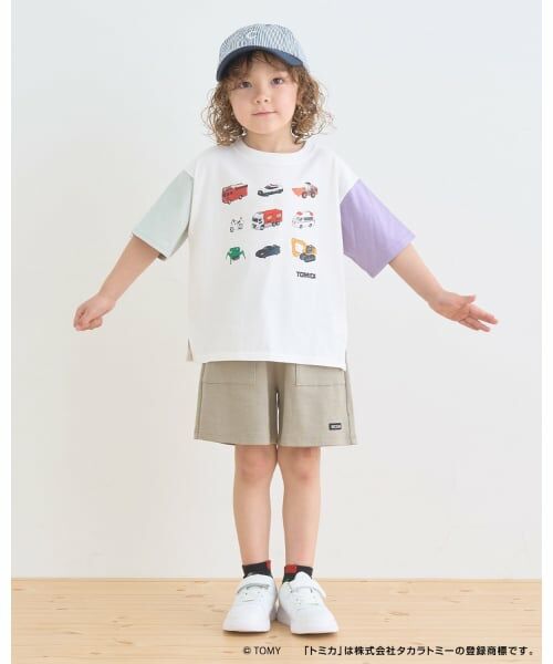 b・ROOM / ビールーム Tシャツ | 【トミカ】【防汚・速乾・UV】【カイテキ天竺】TOMICA集合配色Ｔシャツ | 詳細20