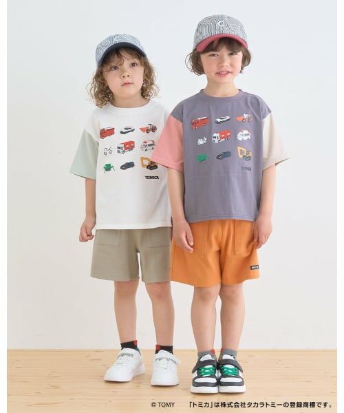 b・ROOM / ビールーム Tシャツ | 【トミカ】【防汚・速乾・UV】【カイテキ天竺】TOMICA集合配色Ｔシャツ | 詳細21