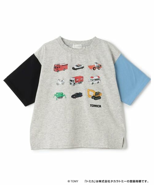 b・ROOM / ビールーム Tシャツ | 【トミカ】【防汚・速乾・UV】【カイテキ天竺】TOMICA集合配色Ｔシャツ | 詳細3